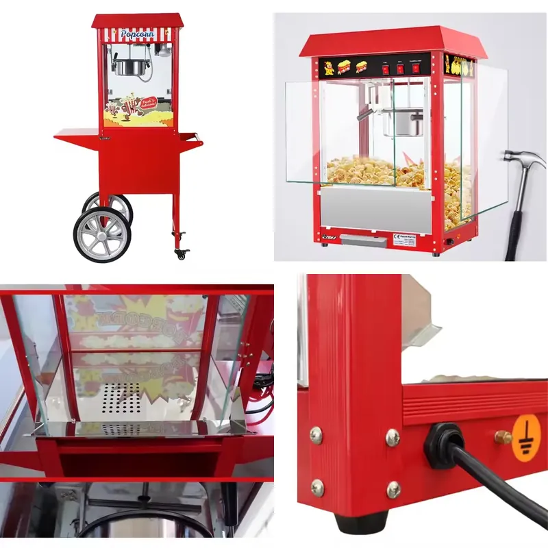 Hot Air Commercial Popcorn Mak - đánh giá và giá Popcorn