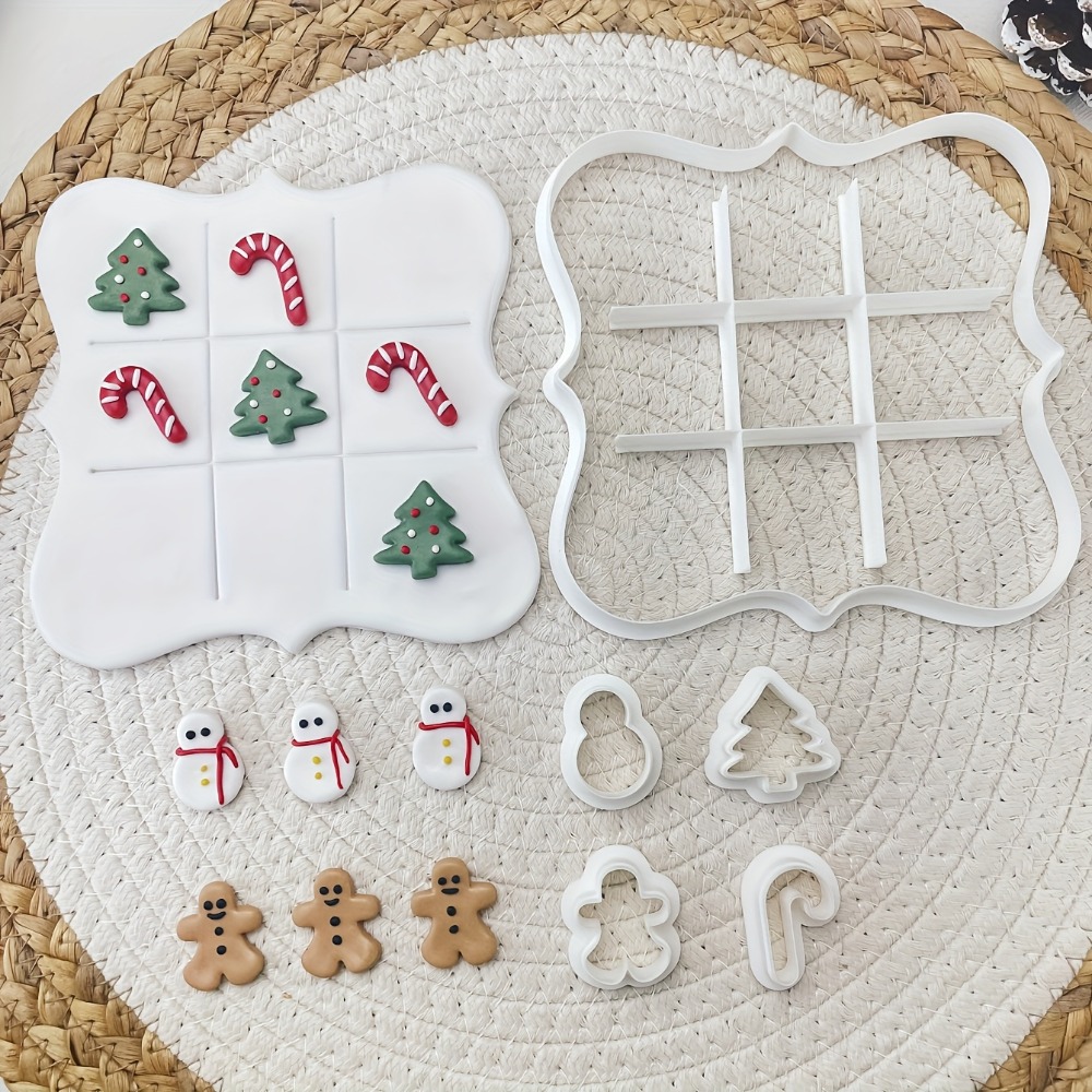 6Pcs Christmas Tic Tac Toe Coo - đánh giá và giá Cookies Pack