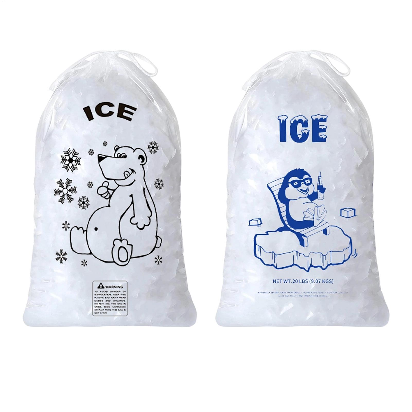 Ice Bags 50 Pcs Heavy Duty Dra - đánh giá và giá Food Snacks Delivery