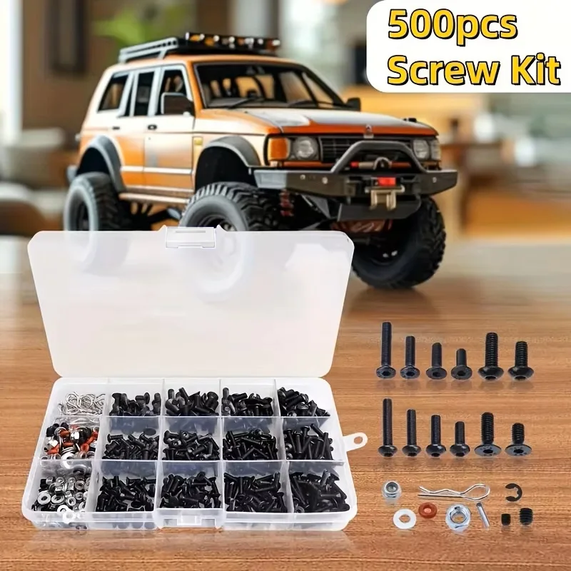 520pcs Universal RC Screw Kit  - đánh giá và giá Nuts Mix