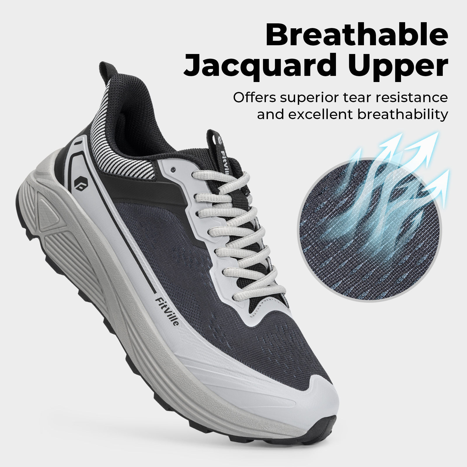 FitVille Wide Sports Shoes Wea - đánh giá và giá Trail Mix