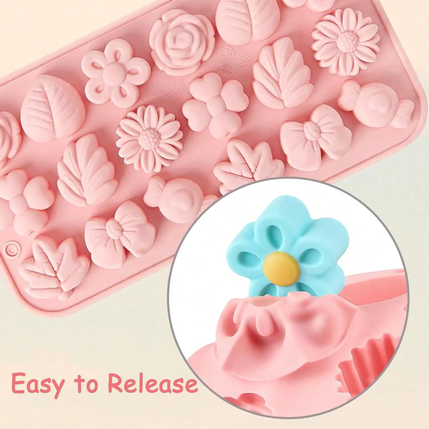 1-2 PCS Flower Theme Chocolate - đánh giá và giá Gummy Candy