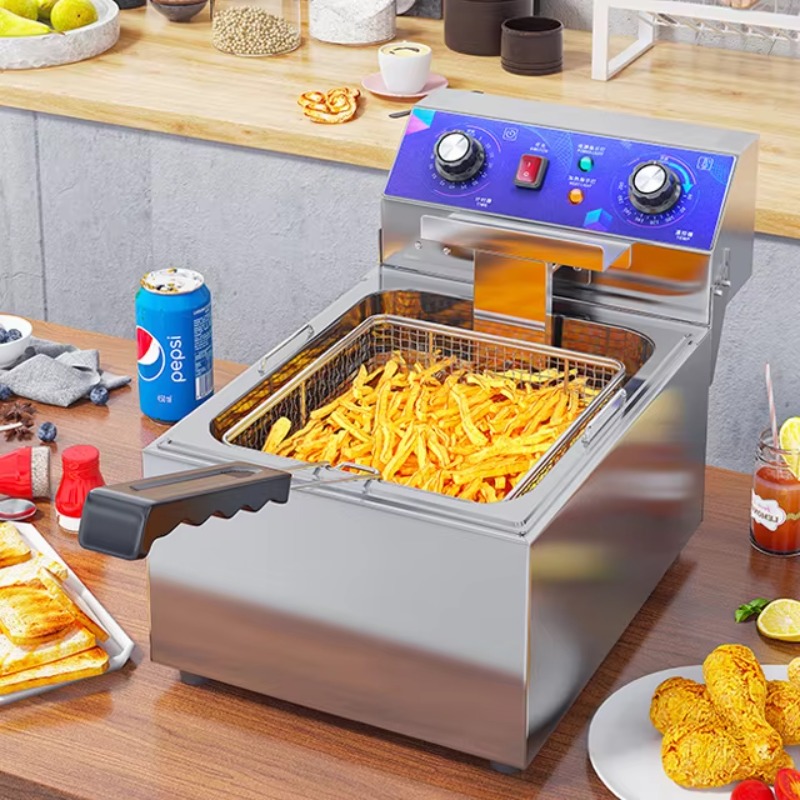 Commercial Electric Fryer Stai - đánh giá và giá Popcorn