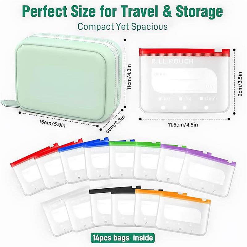 Waterproof Pill Pouch Set – 14 - đánh giá và giá Seaweed Snack